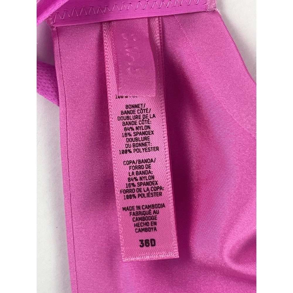 Skims Pink Bra 36D Full Coverage Pink Bra Underwire Padded - Picture 4 of 7